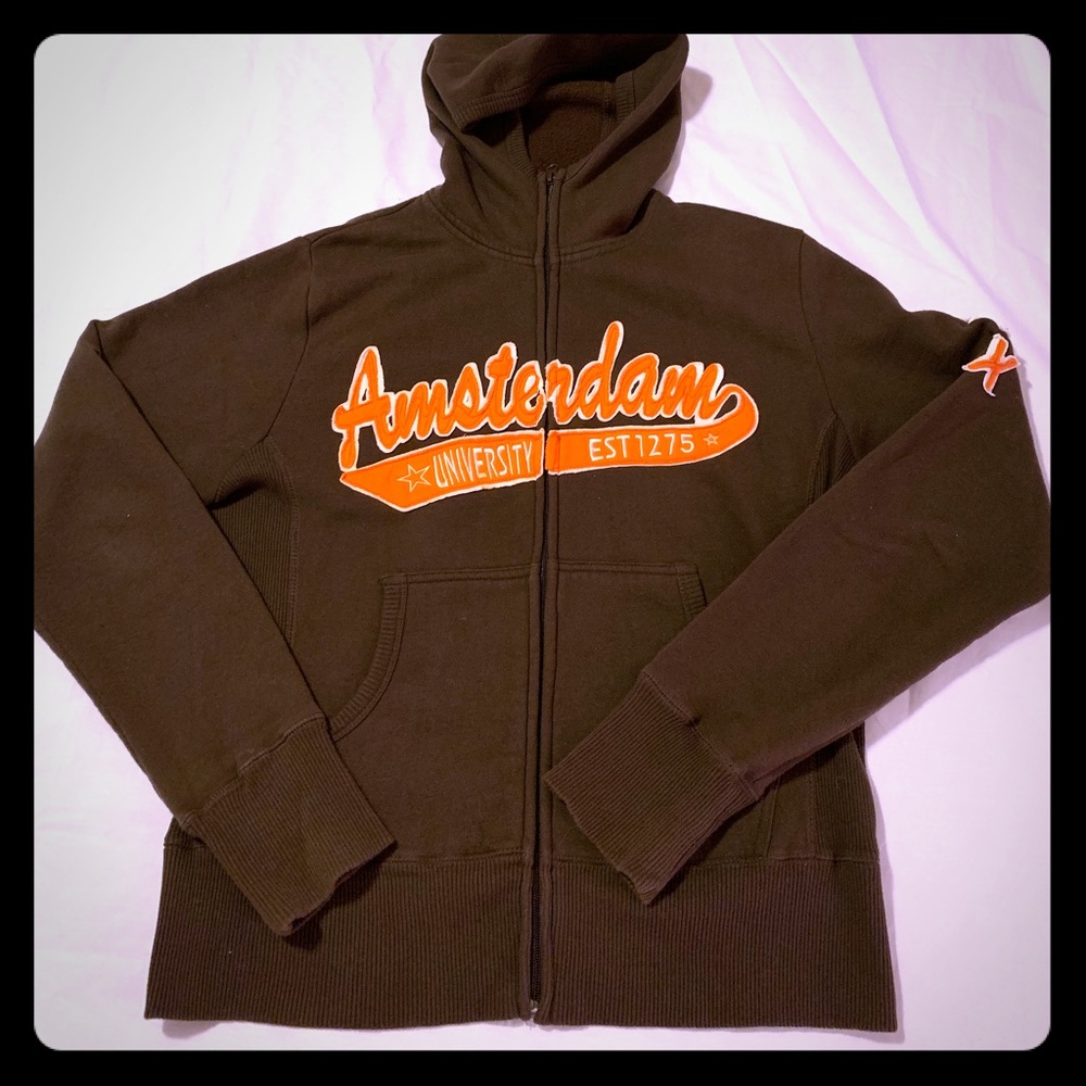 Fanatic Virus Boys brown hoodie size M